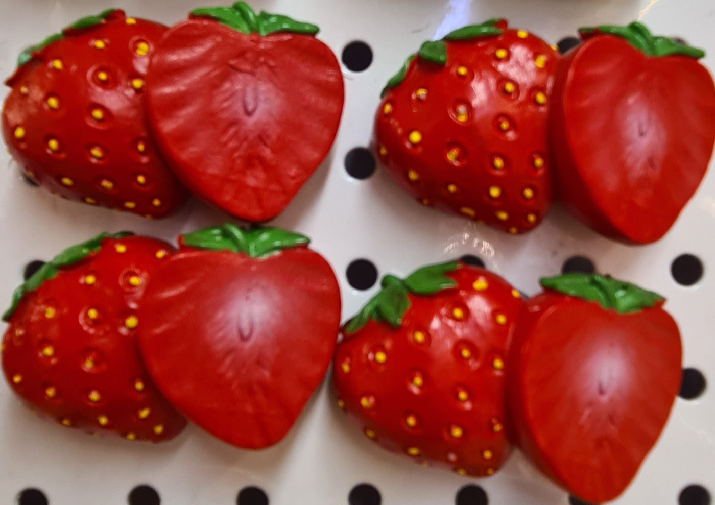 Fridge magnet strawberry