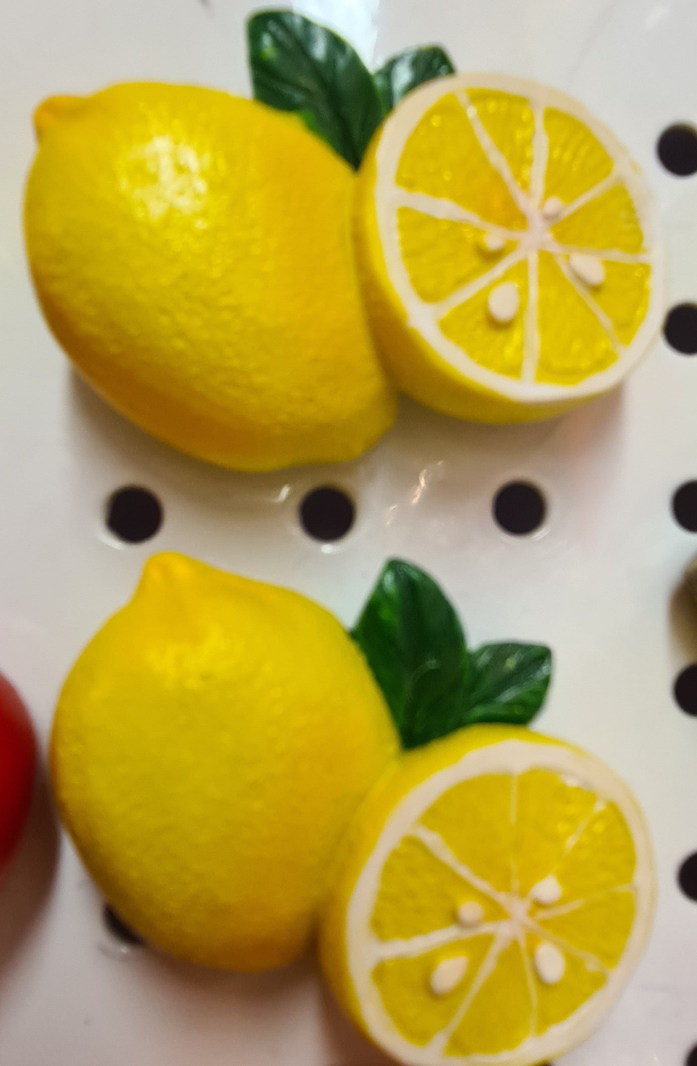 Fridge magnet lemons style