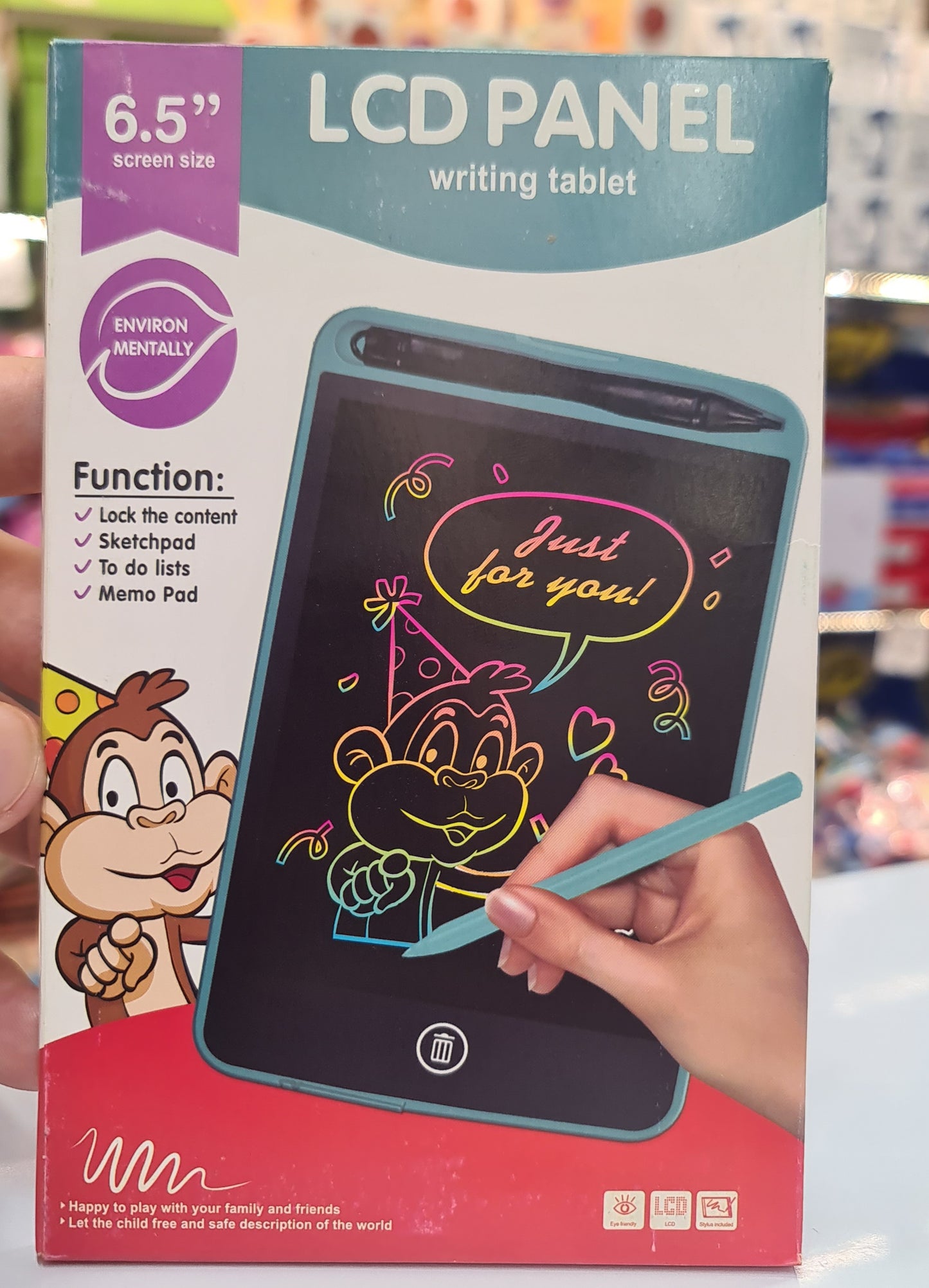Led panel writing tablet colourful 8.5 inches