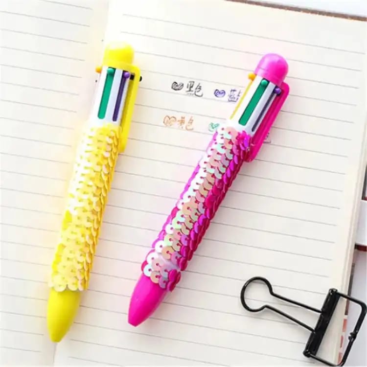  6 ink in1 Gel Pen Cute pen, cute stationary, pen for kids