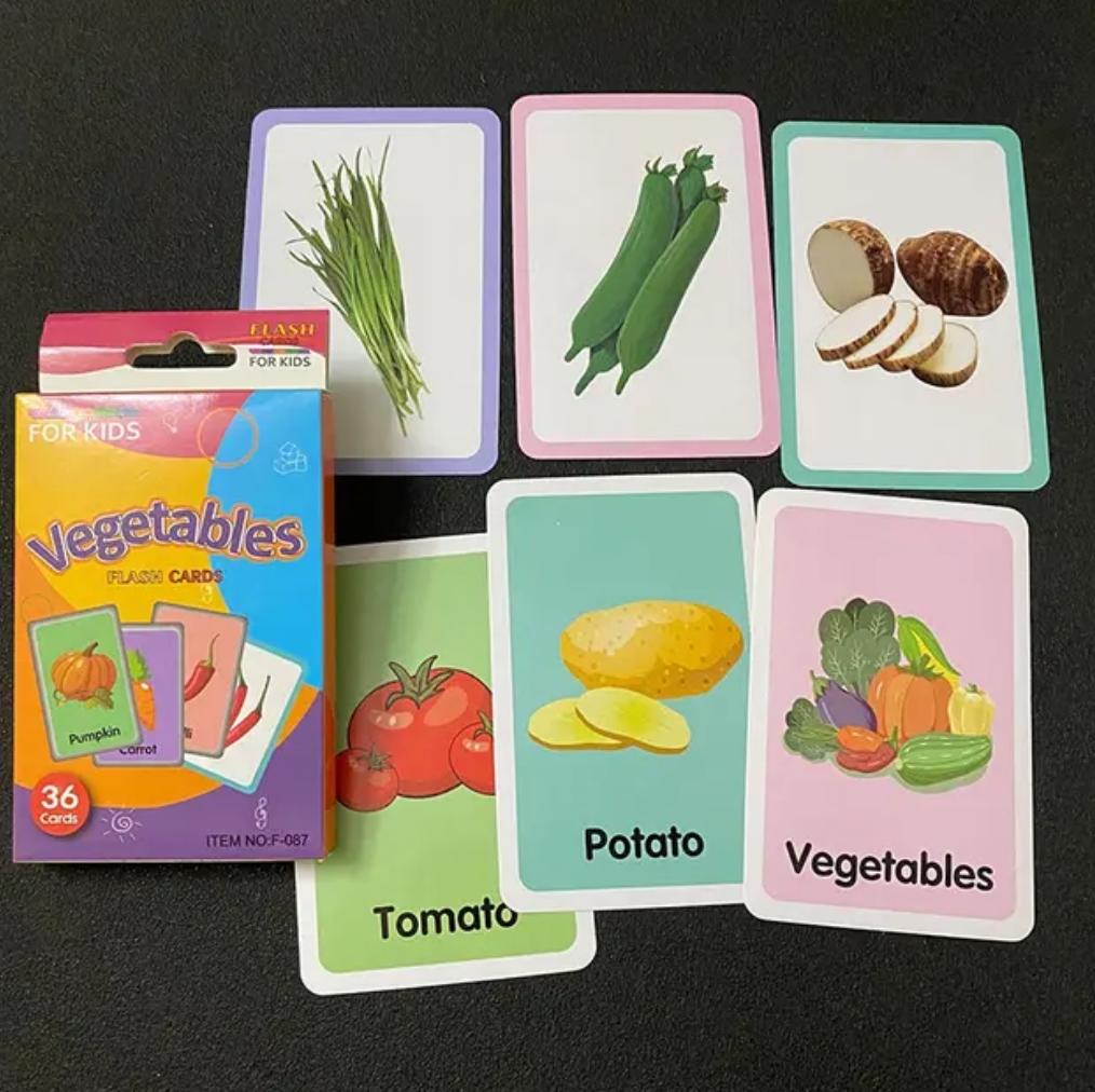 English Words Learning Flashcards For Kids Children