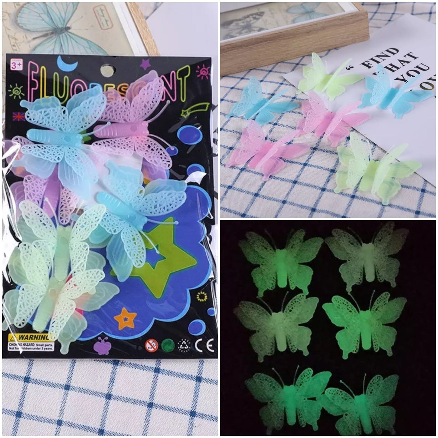 Glowing butterfly 🌟pack of 7