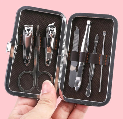 Nail Clippers 7 Piece Tool Set Manicure Beauty Stainless Steel.