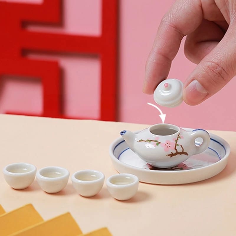 Mini  Tea Set Artificial ceramic teapot
