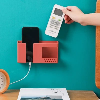 2 In 1 Wall-Mounted Mobile Phone Holder