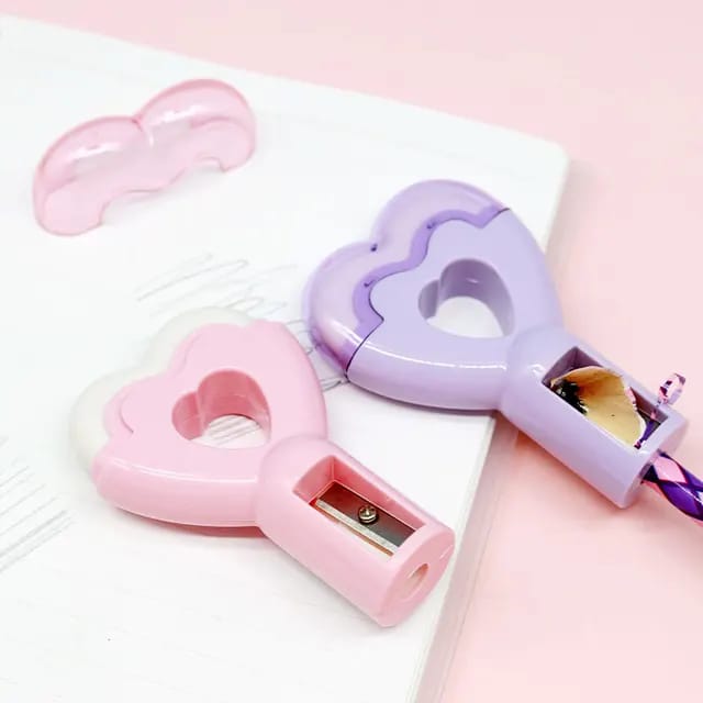 Love Sharpener Eraser Combination