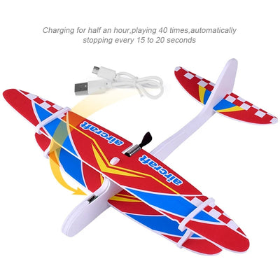 Electric Foam Gliding Aircraft Flying Toy
