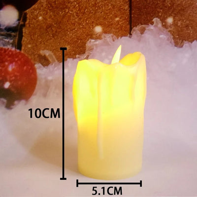 Battery Operated LED Tea Light Candles Flame-less