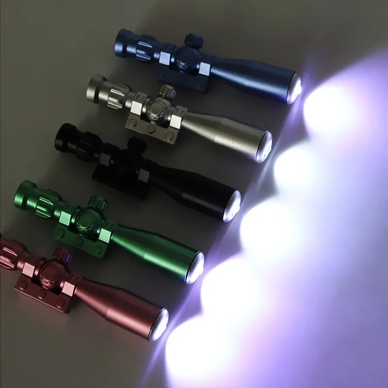 PEN Gun Shappe LED Light Gell Pen