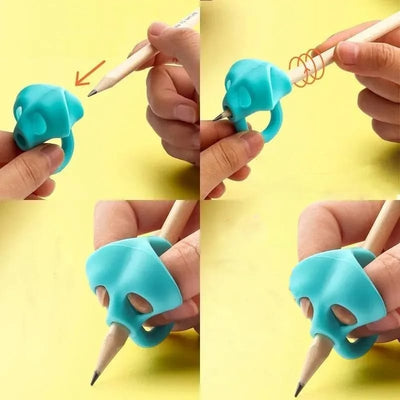 3 Piece Finger Children Pencil/Pen Holder