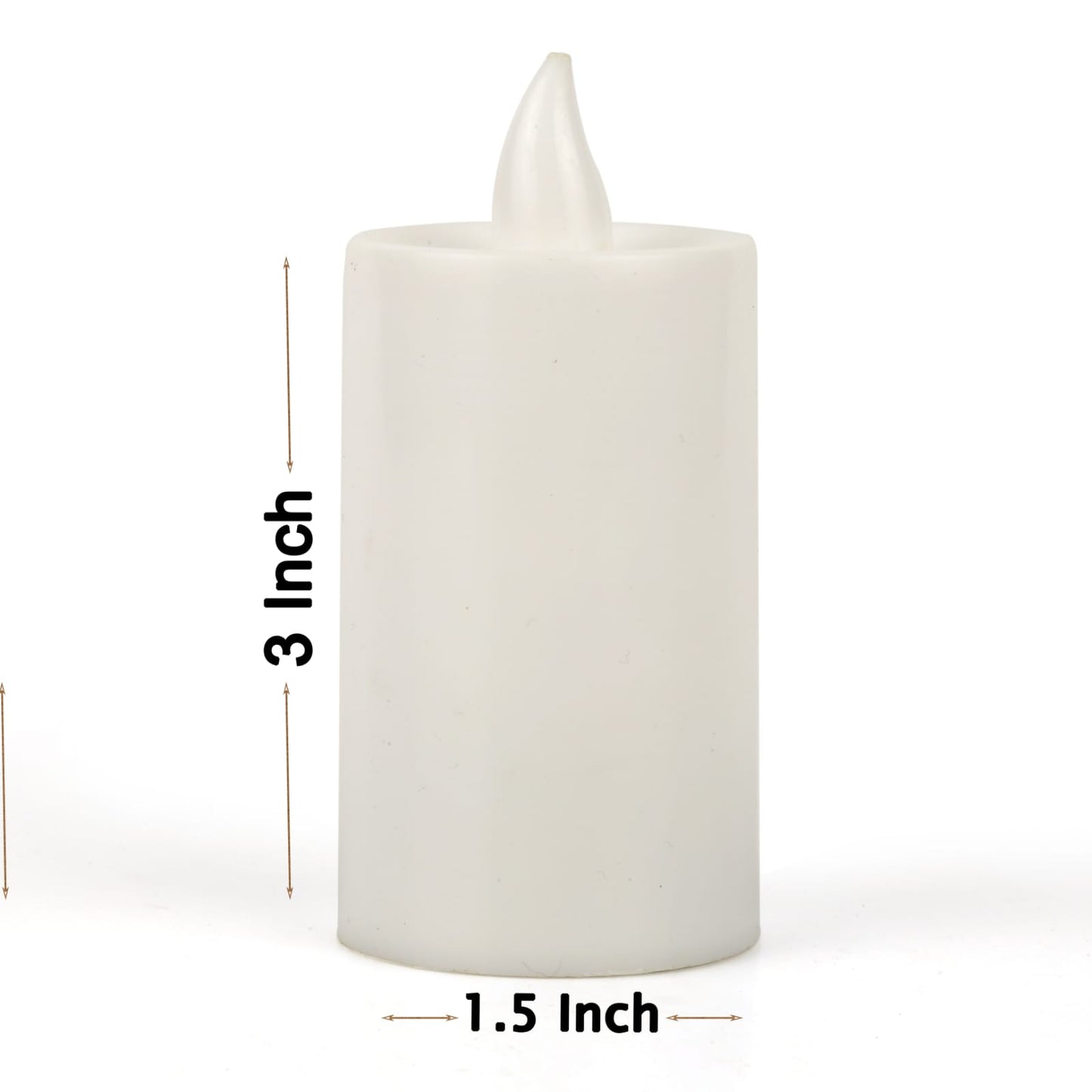 Led candle cell operating