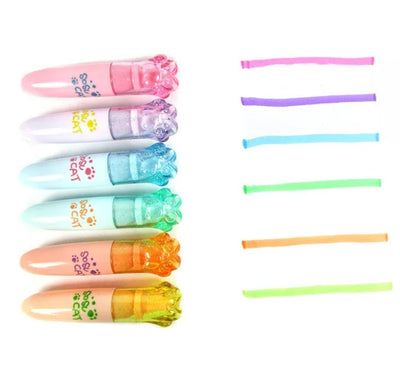 Mini Cat's Paw Shaped Highlighter pack of 6