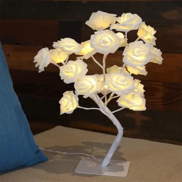 Led lamp Rose Flower Tree Warm Led