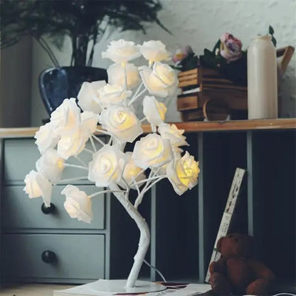 Led lamp Rose Flower Tree Warm Led