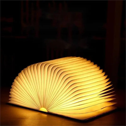 LED Wooden Book