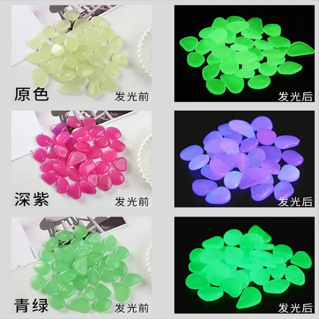 Glowing stones pack of 25 pcs