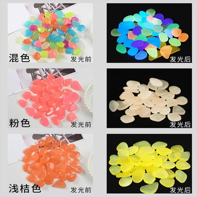 Glowing stones pack of 25 pcs