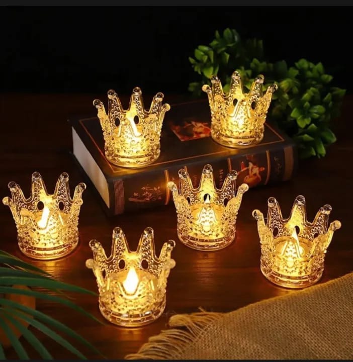 Stylish Crown Candle Light