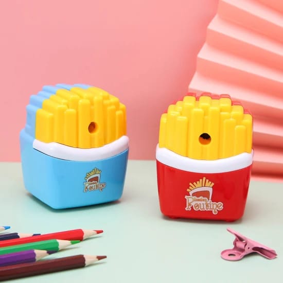 French Fry Shaped Manual Pencil Sharpner