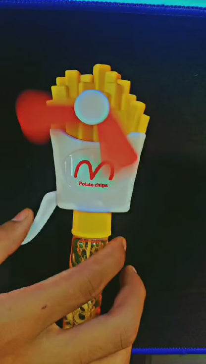 New Cute Fries Hand  Fan