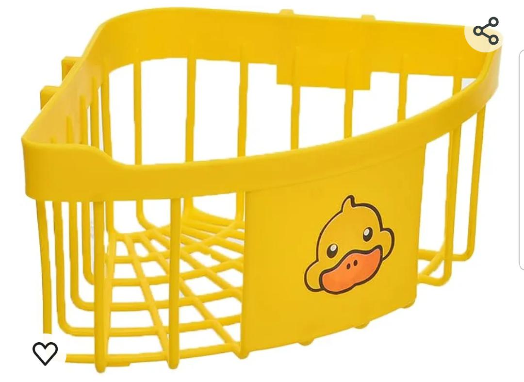 Plastic Wall Mounted Duck  Yellow