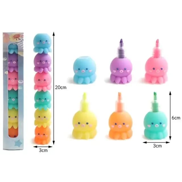 WS390.54Cute Octopus Highlighter