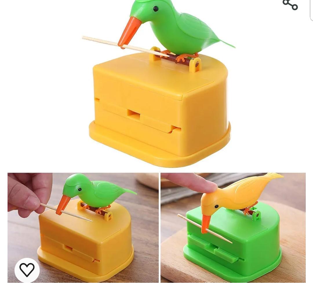 WS330.54Cute Toothpick Holder Bird