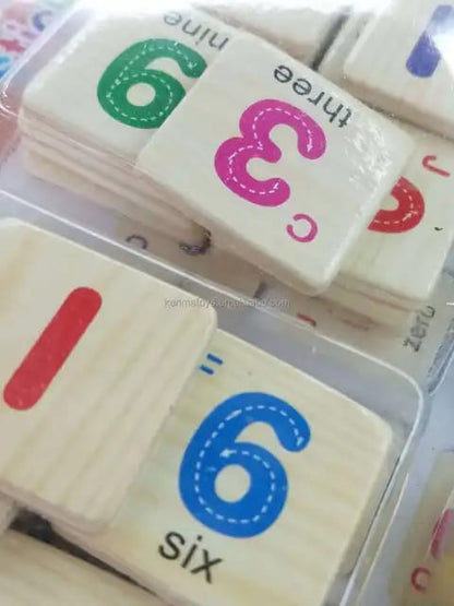 WS290.54Wooden Number Stick Toy