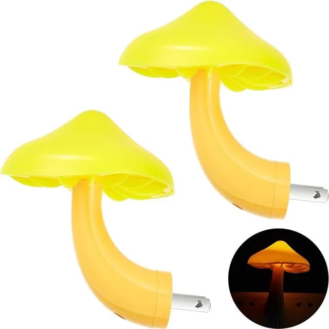 WS295.54Mini LED Mushroom Night Light Yellow