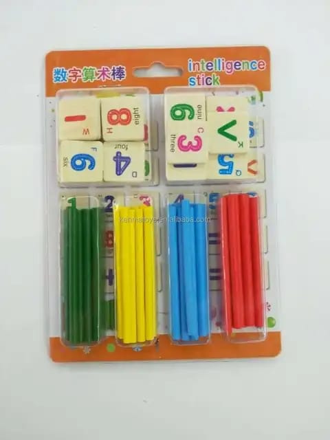 WS290.54Wooden Number Stick Toy