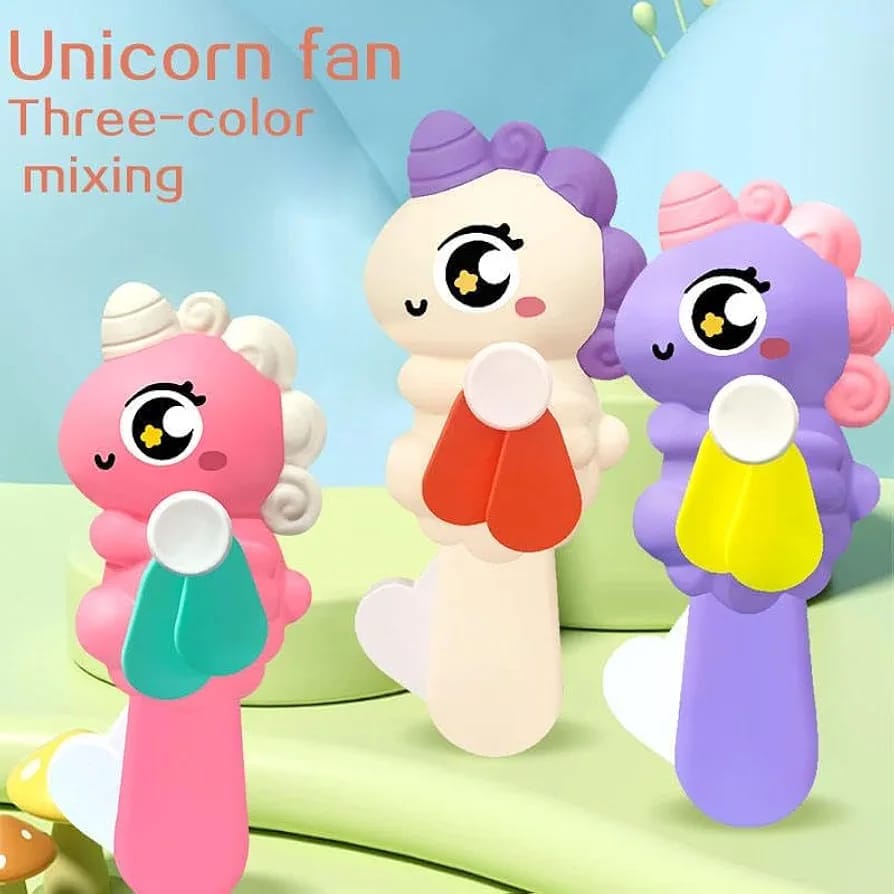 WH220.54 Unicorn Hand Fan