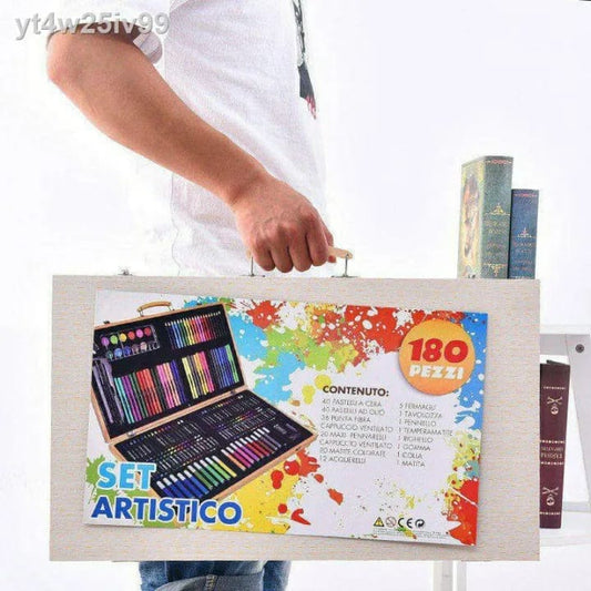 New 180Pieces Wooden Art set