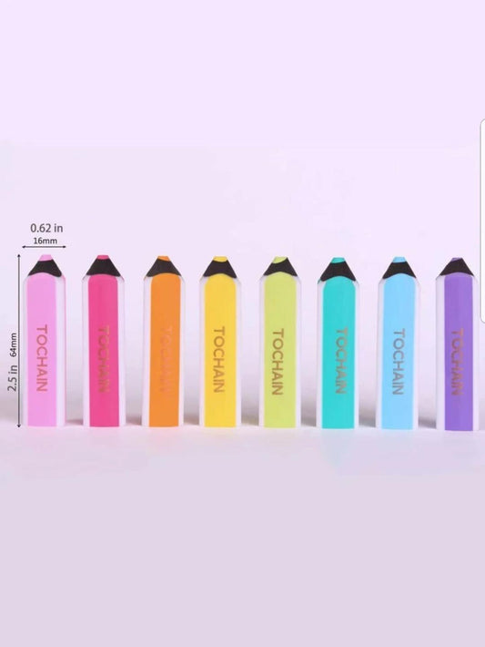 Pencil Shaped Erasers