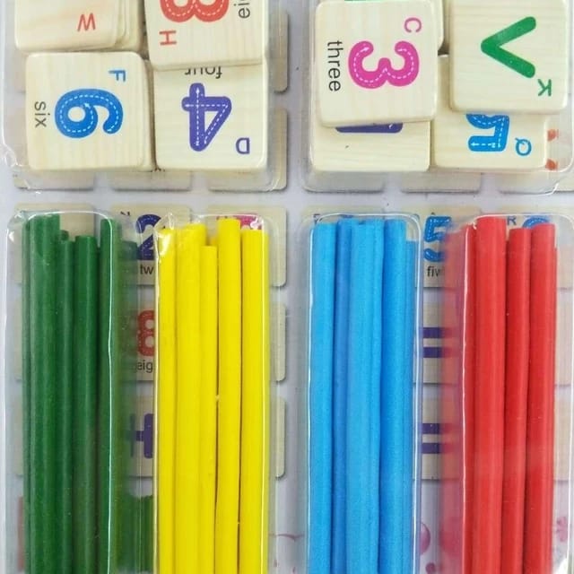 WS290.54Wooden Number Stick Toy