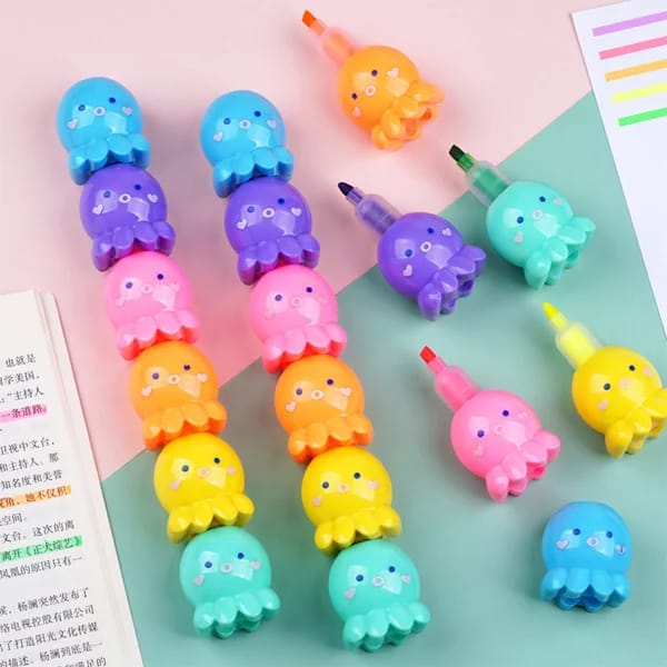 WS390.54Cute Octopus Highlighter