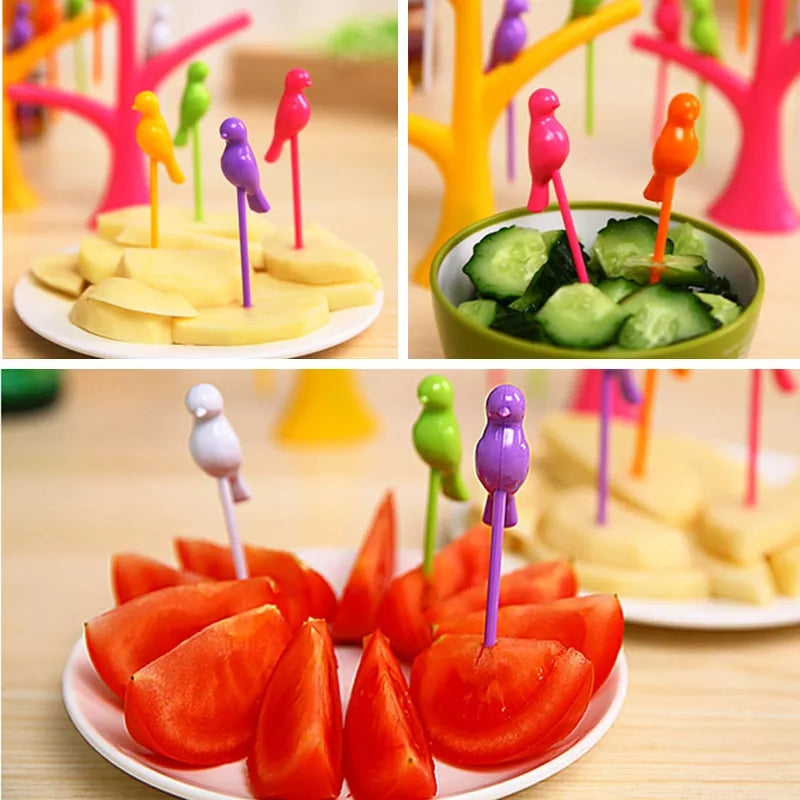fruit fork set. Rendom colours