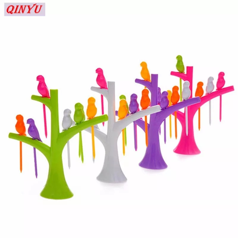 fruit fork set. Rendom colours