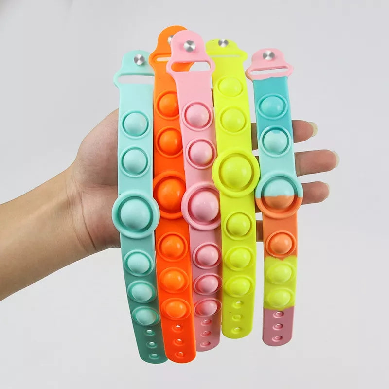 Colorful Push Pops Bubble Bracelet