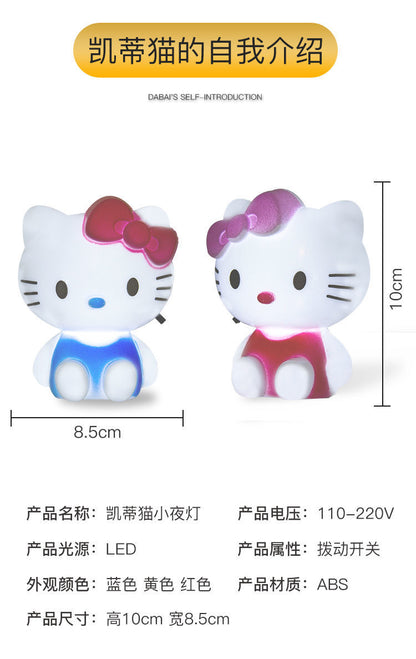 Kitty cat night light energy saving 