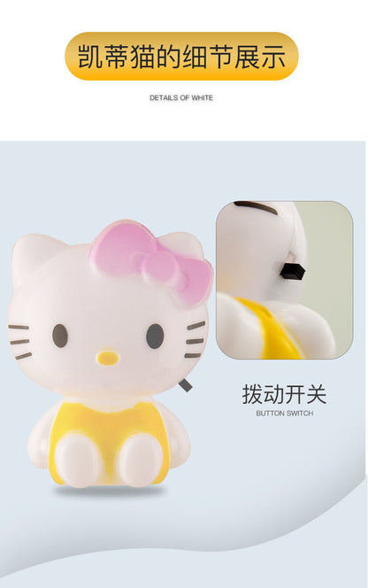 Kitty cat night light energy saving 