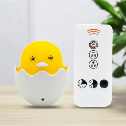 Cute Yellow Duck Led Night Light With EU Plug