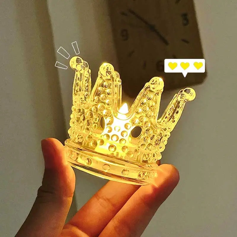 Home Decor Crown Nightlight Led