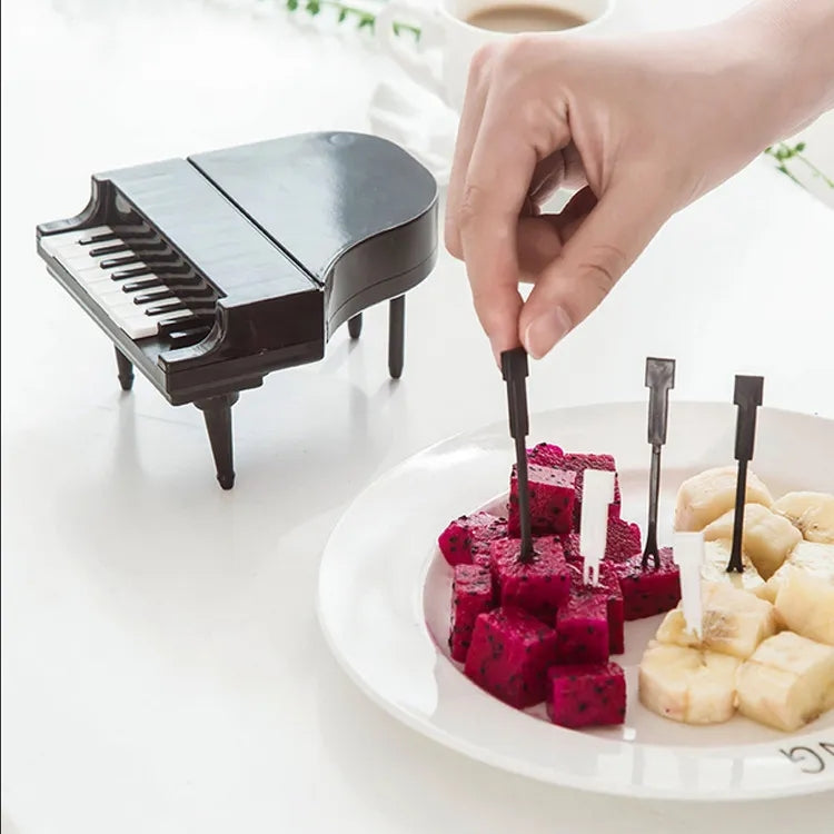 Mini Kids Piano Fruit Fork 